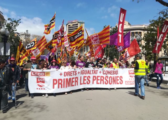 manifestació 1 maig