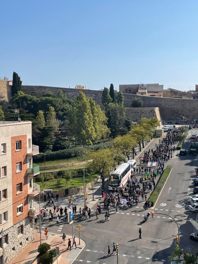 manifestació carrer primavera