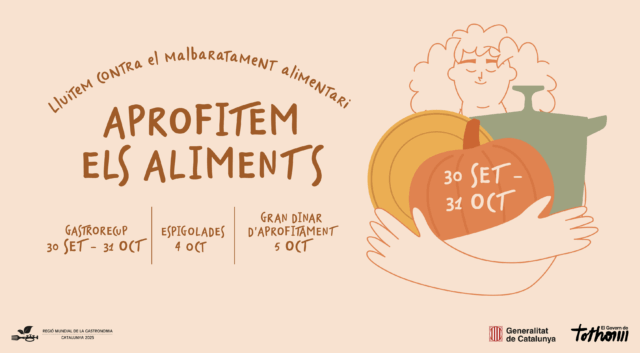 CARTELL APROFITEM AMIC Aprofitem departament d'agricultura