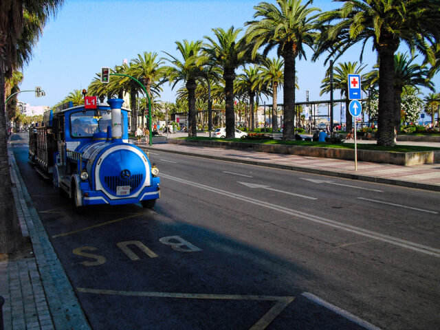 Asfaltat Salou Tren Turístic Passeig Jaume I