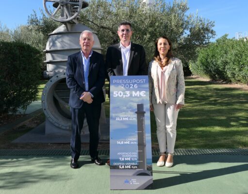 El Consorci d’Aigües de Tarragona aprova un pressupost de 50,3 MEUR per al 2026