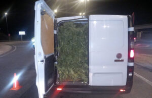 Tres detinguts a Tarragona per transportar marihuana en dues furgonetes