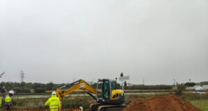 Comença la construcció d’una rotonda per millorar l’accés a Pallaresos Park