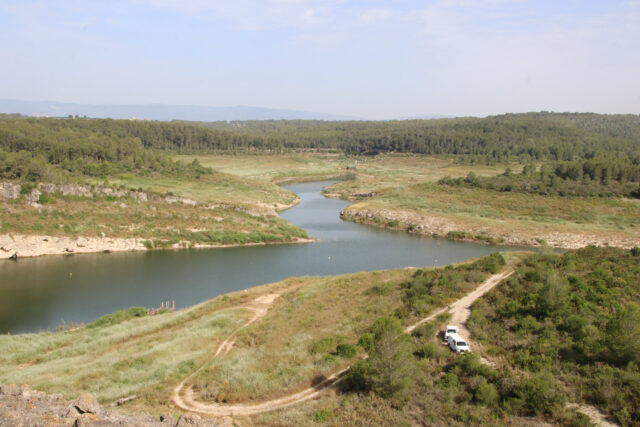 Embassament del riu Gaià presa