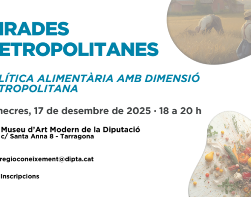 El cicle “Mirades Metropolitanes” tanca l’any amb una sessió de gestió alimentària
