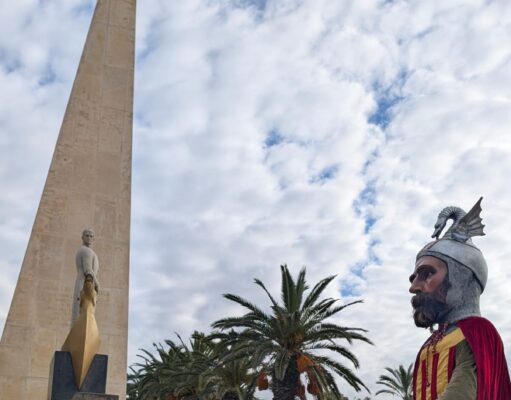 Salou commemora el 60è aniversari del monument a Jaume I jaume I salou 60 anys