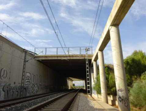 pas nivell tren via ferroviari