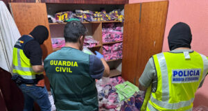 Operatiu policial a la demarcació contra la importació i distribució de falsificacions
