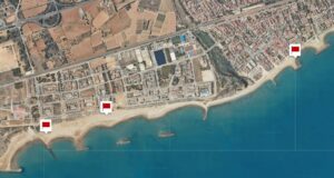 Bandera vermella a les platges de Tarragona i Vila-seca pel fort onatge