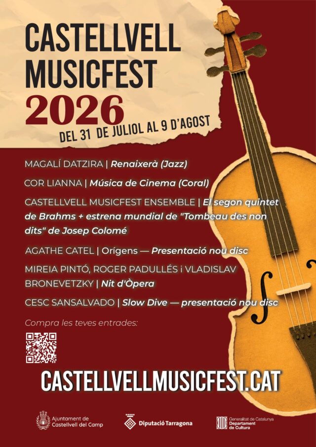 Castellvell MusicFest 2026 cartell