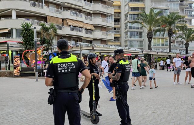 Salou patinets policia local